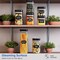Airtight Food Storage Containers Set for Home Organization - 7 Piece Largest Flip Lock Set w/more Capacity - BPA Free Plastic Dry Food Storage Containers with Lids